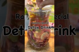 Ramadan Special Detox Drink | Sehri Healthy Drink | weightloss drink #shorts #youtubeshorts #viral