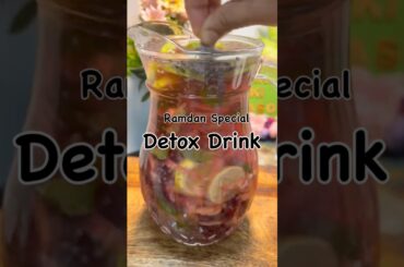 Ramadan Special Detox Drink | Sehri Healthy Drink | weightloss drink #shorts #youtubeshorts #viral