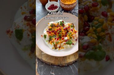 Zero Oil Non-fried Dahi Vada #shorts #youtubeshorts #shortsfeed #dahivada #healthy #trending #viral