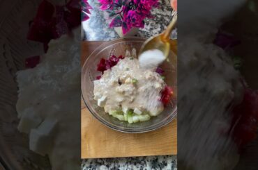 Healthy recipe day-8 veg creamy salad #salad #shorts #yt