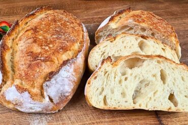 Only 3 Steps! Mix Rest and Bake This Authentic European Bread!