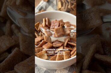 Homemade Cinnamon Toast Crunch Cereal