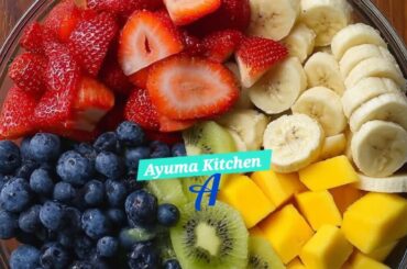 Try this amazing healthy fruit salad recipe// how to prepare fruit salad #fruitsalad