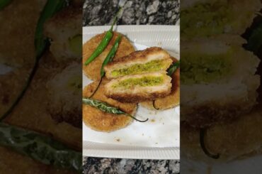 Matar Bread Kachori Recipe #trending #kachori #snacks #recipe #shorts