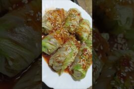 Healthy Chinese Cabbage Rolls Recipe | Easy Low-Calorie Cabbage Leaf Rolls
