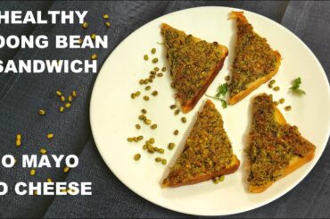 NO MAYO NO CHEESE - HEALTHY MOONG BEAN SANDWICH