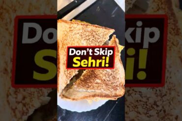 Don’t Skip Sehri Sandwich | 5-Min High Protein Ramadan Sehri Recipe | Healthy & Filling