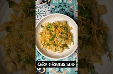 Chana Aloo Chaat | Healthy & Tasty Protein Salad | Quick easy breakfast | Snack#shorts #recipe #chat
