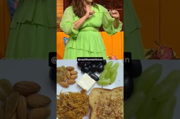 Today's Breakfast | Sevai, Bread, Grapes, Cheese & Dry fruits | Healthy Breakfast #shorts #trending