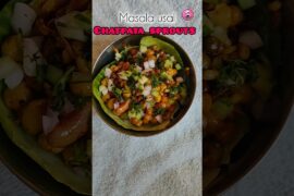 roasted chatpata sprouts recipe #shortsfeed #sproutssalad #weightlossjourney #healthy #highprotein