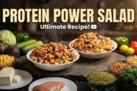 Protein Power Salad Recipe | High Protein Healthy Salad | Weight Loss & Muscle Gain Meal