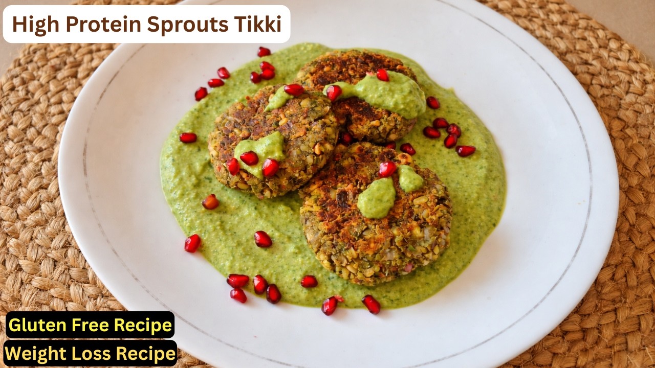 High Protein Sprouts Tikki Recipe | High Protein Recipes | Healthy Dinner Recipes High Protein Sprouts Tikki Recipe | High Protein Recipes | Healthy Dinner Recipes