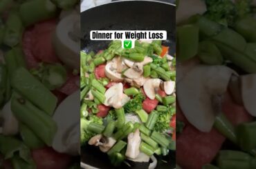 Dinner for Weight Loss | Veg Salad Recipe | #healthy #cooking  #ytshorts #blessedpooja #salad