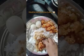 Healthy Lunch Menu | Pachapairu Kolambu & Cauliflower Fry | Simple South Indian Meals #Shorts