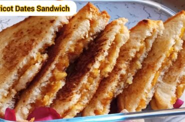 Apricot Sandwich/iftar Special 10minutes Apricot Sandwich/Healthy Sandwich.