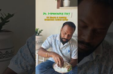 Fermented Rice Recipe | 26/30 Simple & Healthy Breakfast Recipes #viral #food #trending #recipe #yt