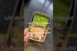 Healthy easy recipes for kids lunch box(healthy easy palak paneer recipe for kids)10 minutes sabji