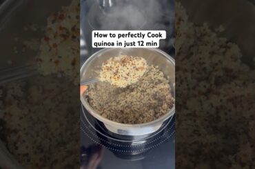 Cook perfect quinoa #quinoa #quinoarecipes #veganrecipes #quinoasalad #weightlossrecipes #diabetic