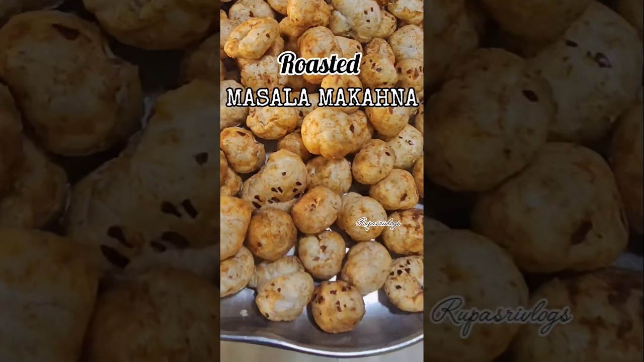 Roasted Masala Makhana Recipe|5 Min Healthy Weight Loss Snack#weightloss#healthyeating #telugushorts Roasted Masala Makhana Recipe|5 Min Healthy Weight Loss Snack#weightloss#healthyeating #telugushorts