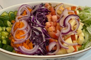 I make this salad every single week | Healthy and Delicious Salad Recipe