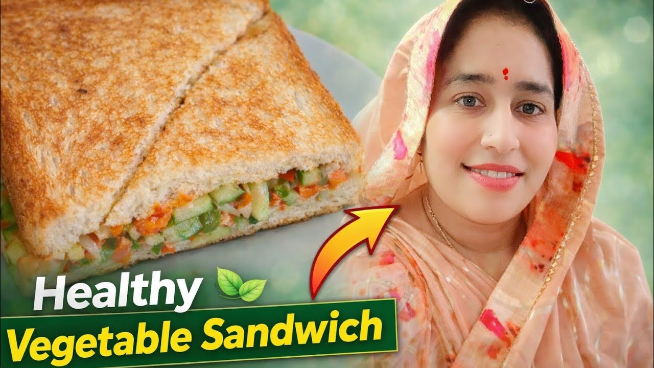 Healthy Vegetable Sandwich Recipe | Weight Loss Special Veg Sandwich | 5 Min Breakfast Healthy Vegetable Sandwich Recipe | Weight Loss Special Veg Sandwich | 5 Min Breakfast