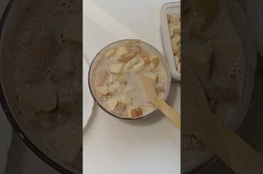 Quick & healthy breakfast idea:Wheat Flour & Apple Custard Recipe  #food #Shorts