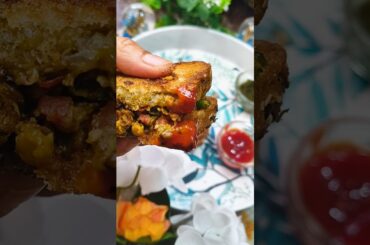 Dal Veg Sandwich#Protein # Crunchy Sandwich #Healthy Kids Tiffin Recipe