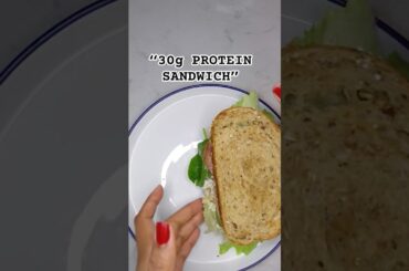 Quick & Easy High-Protein Chicken Sandwich | Healthy Meal Idea (30g Protein)