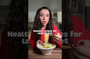 Instant ramen with a healthier twist! #healthyfood #food #recipe