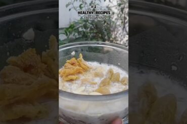 Day 4/7 Healthy Breakfast Recipe | Overnight Oats #shorts #weightloss #ytshorts  #theshubhbites