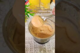 Healthy Spicy Mayo Without Oil | High Protein & Low Calorie Dip #diet  #mayonnaise  #dips #ramzan