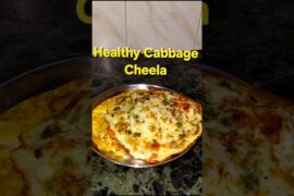 Cabbage Chilla Recipe | Besan Ka Chilla | Healthy Breakfast Recipes #shorts #besanchilla #food #fyp