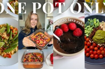 What I Eat in a Day | 4 Easy & Healthy One-Pot Meals (100g protein & 30g fiber)