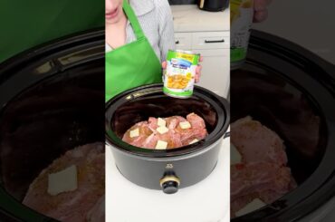 This crockpot dinner is a winner #easyrecipe #recipe #crockpot #slowcooker #porkchops #dinner