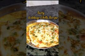 Cabbage Chilla Recipe | Besan Ka Chilla | Healthy Breakfast Recipe #shorts #besanchilla #food #viral