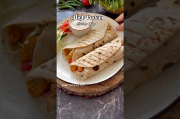 High Protein Chicken Wrap for Iftar  #shorts #youtubeshorts #viral #shortsfeed #iftar #trending