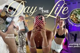 *productive* day in the life: doing it all!? healthy meals, event planning & starting a podcast!