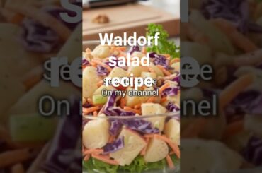 refreshing Waldorf salad #healthy#recipe  #viral #kasuaralvi