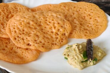 Soft & Fluffy Tomato Set Dosa with Chutney l Healthy Breakfast Recipe l How to Make Spongy set Dosa