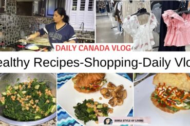 Daily Afternoon Routine Vlog, Shopping, Cook Healthy  Recipes for Lunch or Dinner