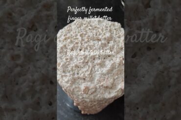 healthy Ragi idly batter,perfect for summer breakfast#shortsfeed #millet#fingermillet#healthycooking