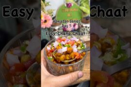 Easy Chana Chaat Recipe | Healthy & Chatpati Snack #ramzan #shorts #viral #trending