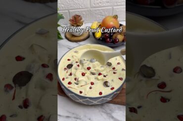 Healthy fruit custard #ramzan #ramadan #holi #recipe #khushikakhana #youtubeshorts