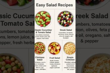 Healthy Salad Recipes #kitchen #tipsandtricks