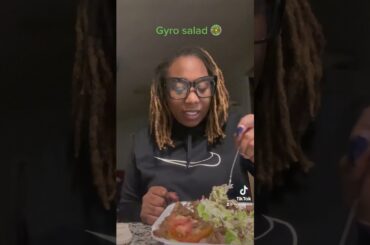 Gyro Salad #healthy #salad #foodlover #foodblogger #asmr #foodreview #facen4ward