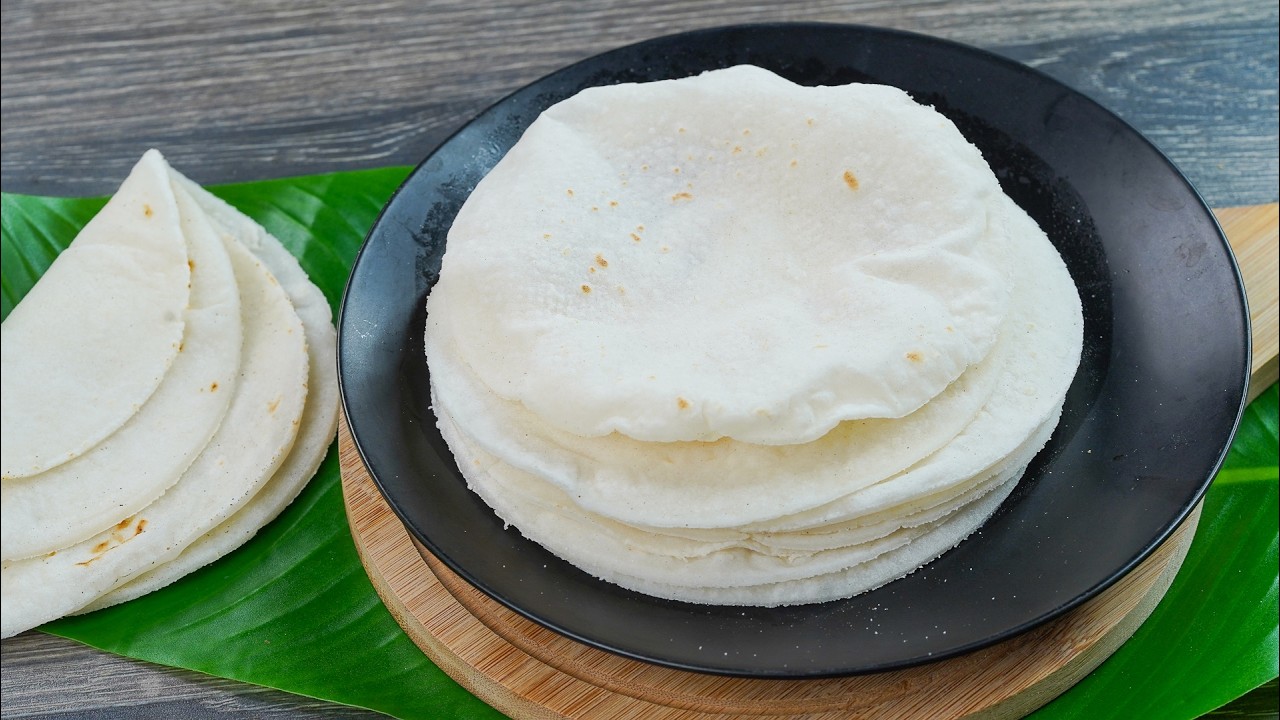 Just 2 Ingredients Healthy Rice Roti | Soft & Fluffy Rice Roti Recipe | N’Oven Just 2 Ingredients Healthy Rice Roti | Soft & Fluffy Rice Roti Recipe | N'Oven