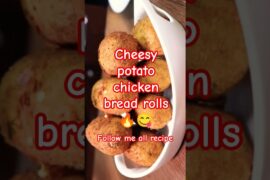 Trending recipe of cheese potato  bread rolls #shorts #recipe #potato  #viral #trending #shortsfeed