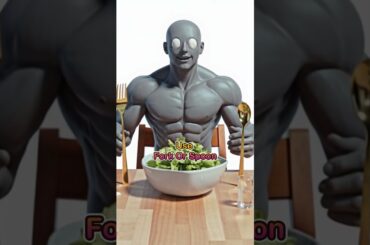 How To Eat Salad Properly. #shorts #shortvideo #food #fruit