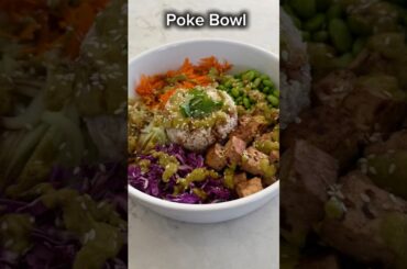 Tofu poke Bowl | High Protein Tofu Poke Bowl Recipe #shorts #recipe