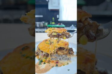 Beef Enchilada Casserole! 50g Protein #makeithappen #cooking